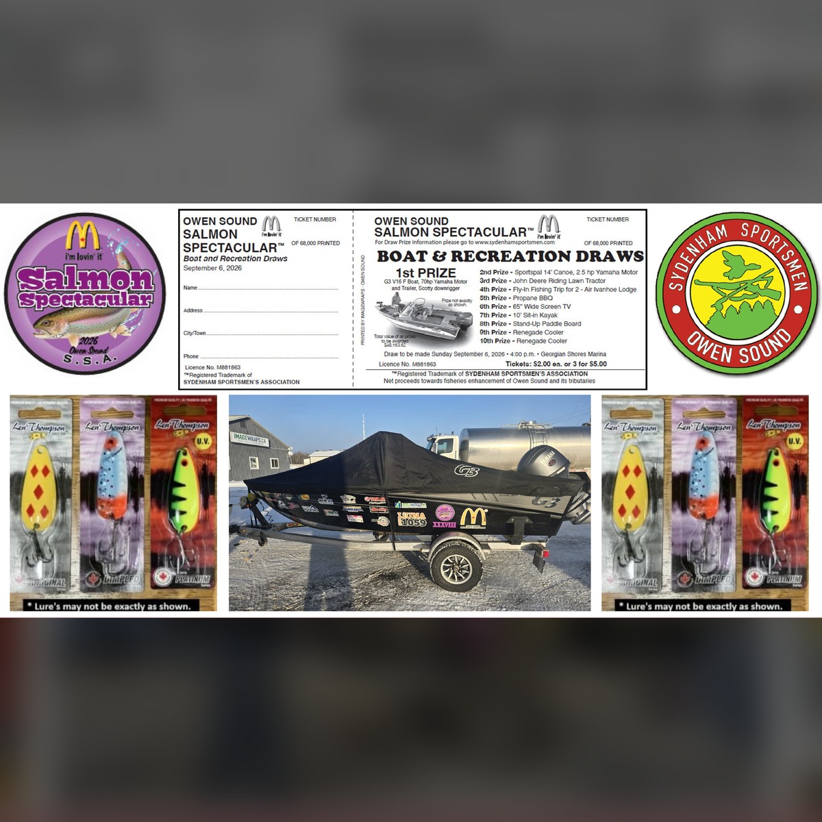 Boat Draw Tickets – Group of 10 (2026)