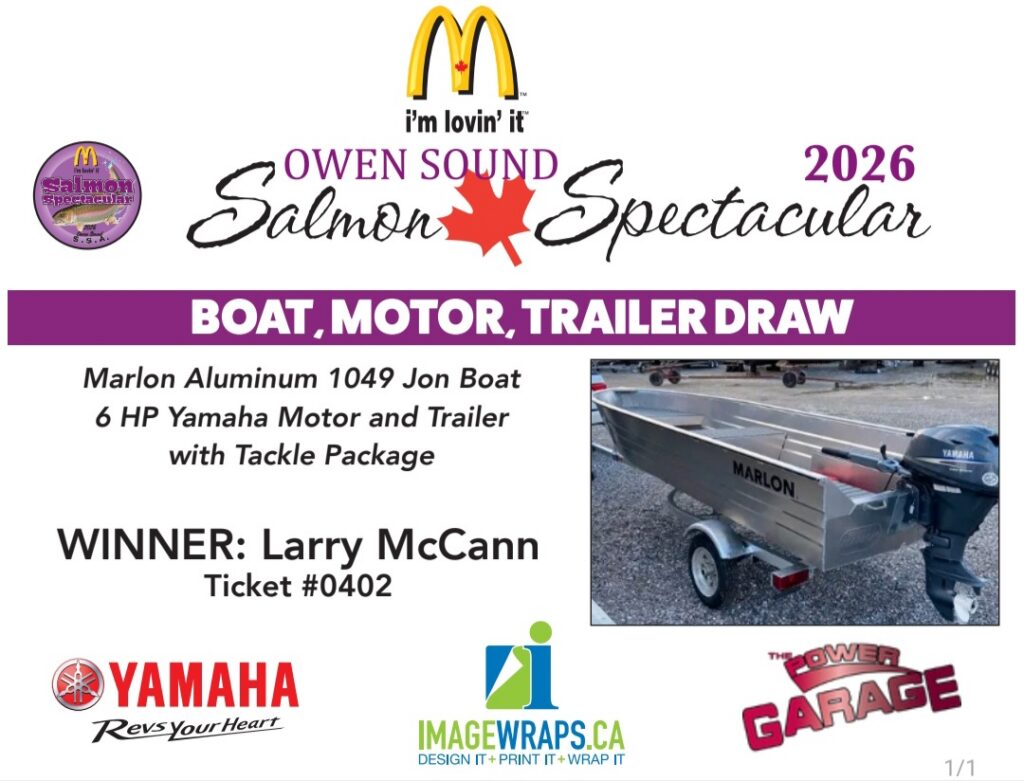 2026 boat draw winner